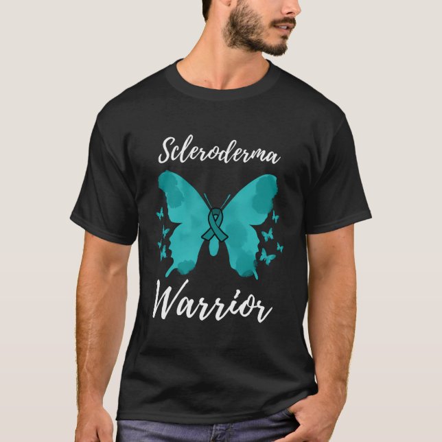 Camiseta Scleroderma Warrior Scleroderma Awareness (Anverso)
