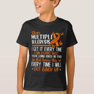 Camiseta Sclerosis Butfly Ribbon Día Mundial de la Mujer