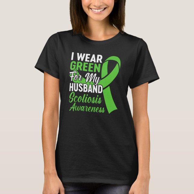 Camiseta Scoliosis Back Spinal Injury Warriors Wife Scolios (Anverso)