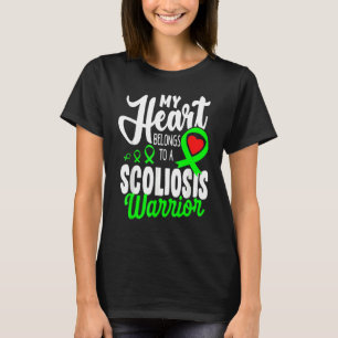 Camiseta Scoliosis Guerrero Sobreviviente Apoyo Conciencia 