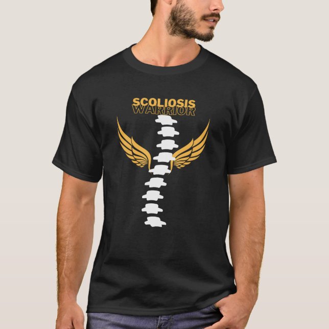 Camiseta SCOLIOSIS WARRIOR funny (Anverso)