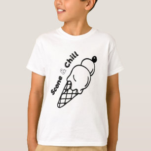 Camiseta Scone & Chill - Diseño de vibraciones de verano lú
