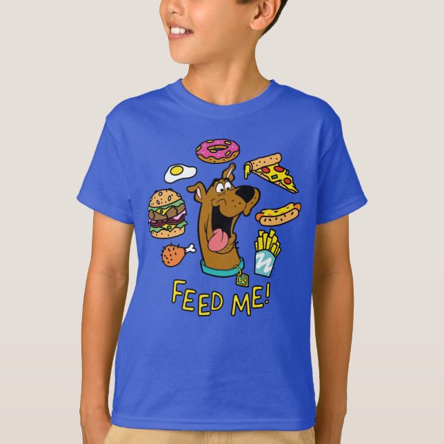 Camiseta ¡Scooby-Doo Alimentarme! (Anverso)