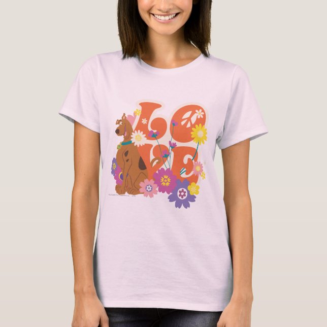Camiseta Scooby-Doo "Amor" (Anverso)
