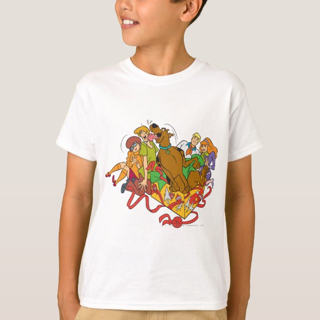 Camiseta Scooby-Doo and Gang Christmas (Anverso)