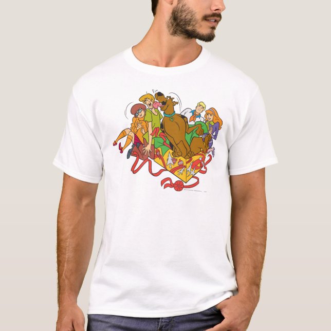 Camiseta Scooby-Doo and Gang Christmas (Anverso)