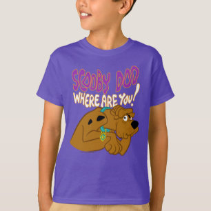 Camiseta Scooby-Doo asustado