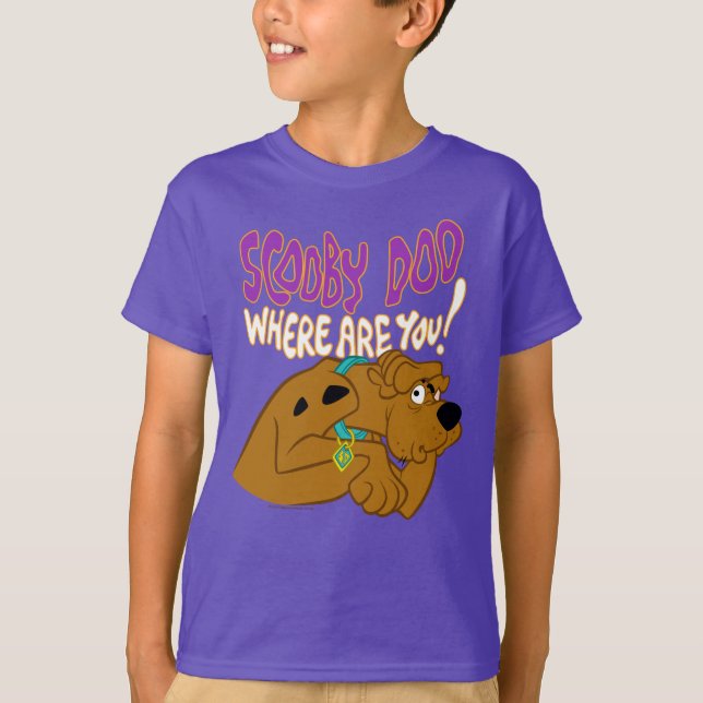 Camiseta Scooby-Doo asustado (Anverso)