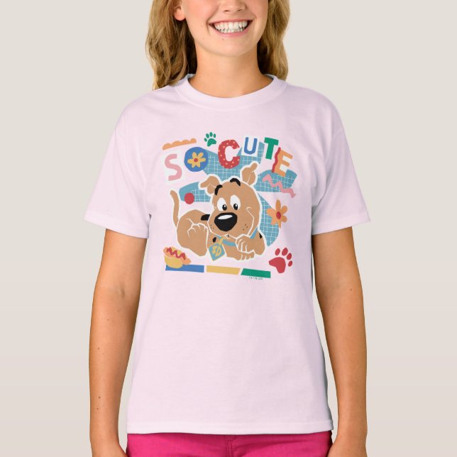 Camiseta Scooby-Doo | Baby Scooby-Doo So Cute (Anverso)