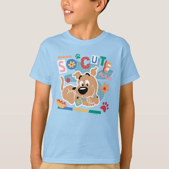 Camiseta Scooby-Doo | Baby Scooby-Doo So Cute (Anverso)
