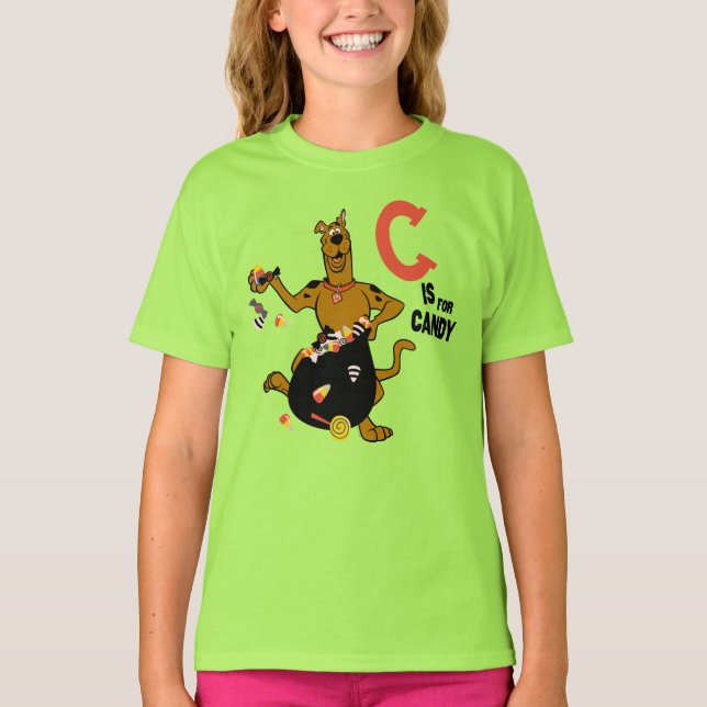 Camiseta Scooby-Doo | C es para Candy (Anverso)