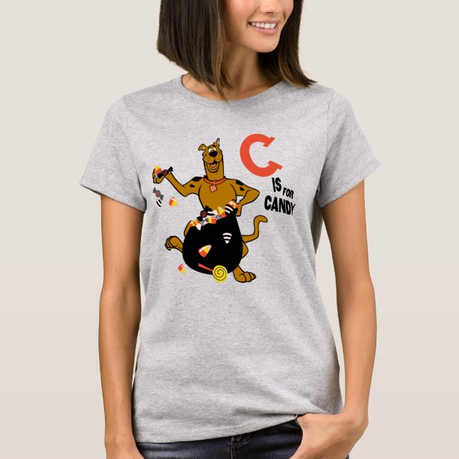 Camiseta Scooby-Doo | C es para Candy (Anverso)