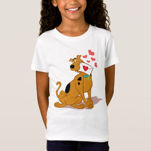 Camiseta Scooby-Doo - Con Sobre De San Valentín (Anverso)