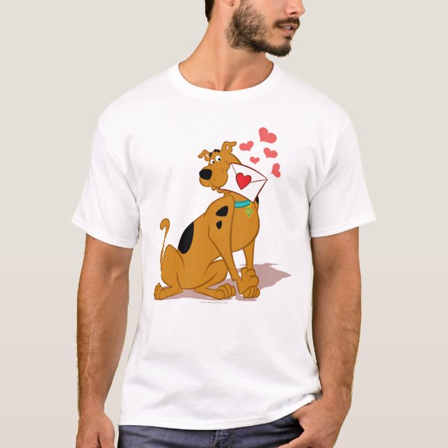 Camiseta Scooby-Doo - Con Sobre De San Valentín (Anverso)