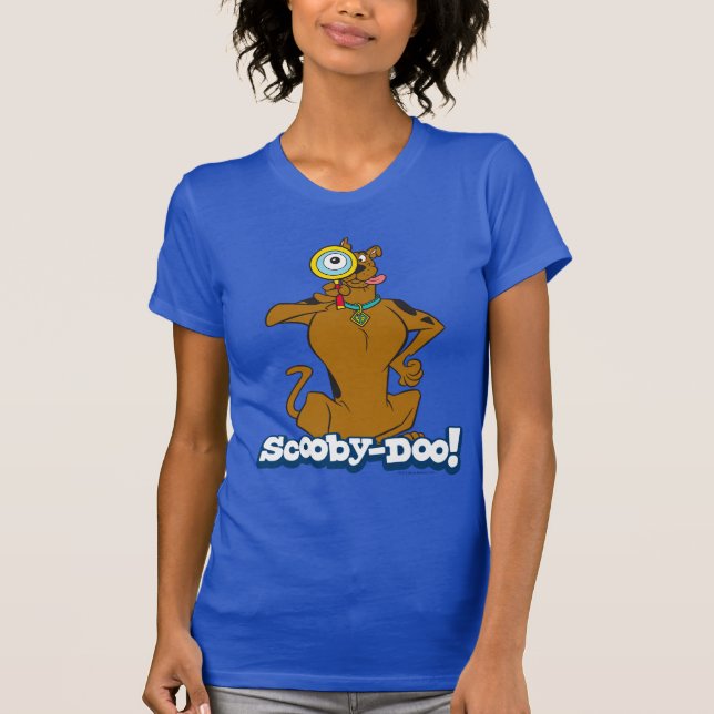 Camiseta Scooby-Doo Con Vidrio De Aumento (Anverso)