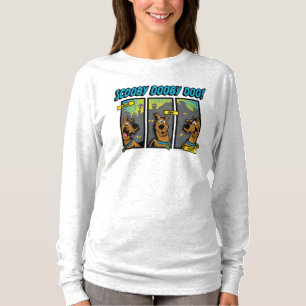 Camiseta Scooby-Doo donde está usted los paneles cómicos