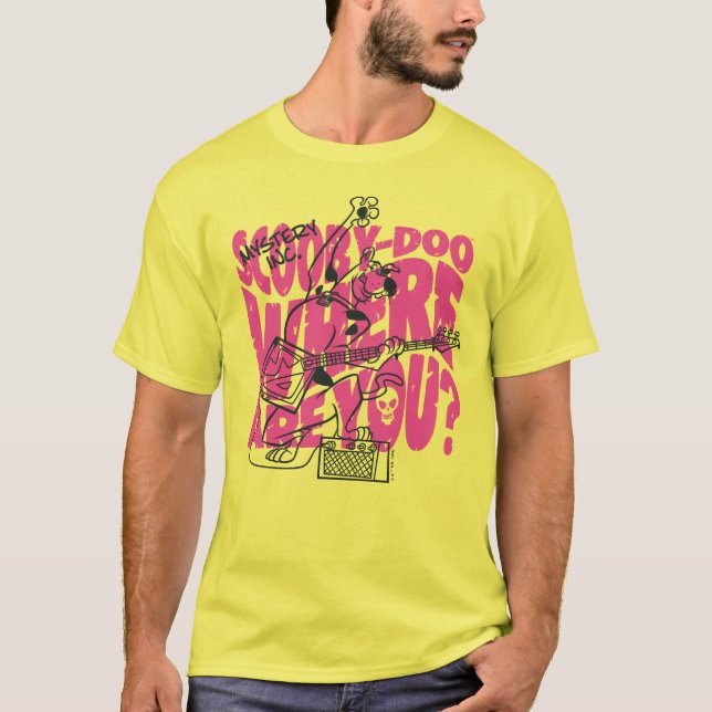 Camiseta Scooby-Doo ¿Dónde Estás El Punk Guitar Riff (Anverso)