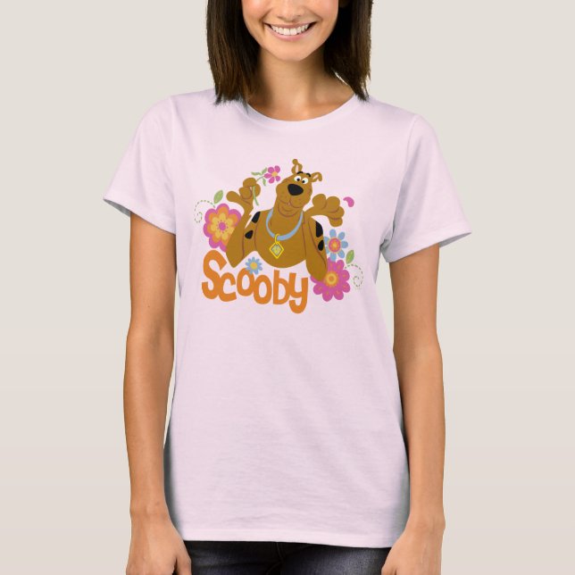 Camiseta Scooby-Doo en flores (Anverso)