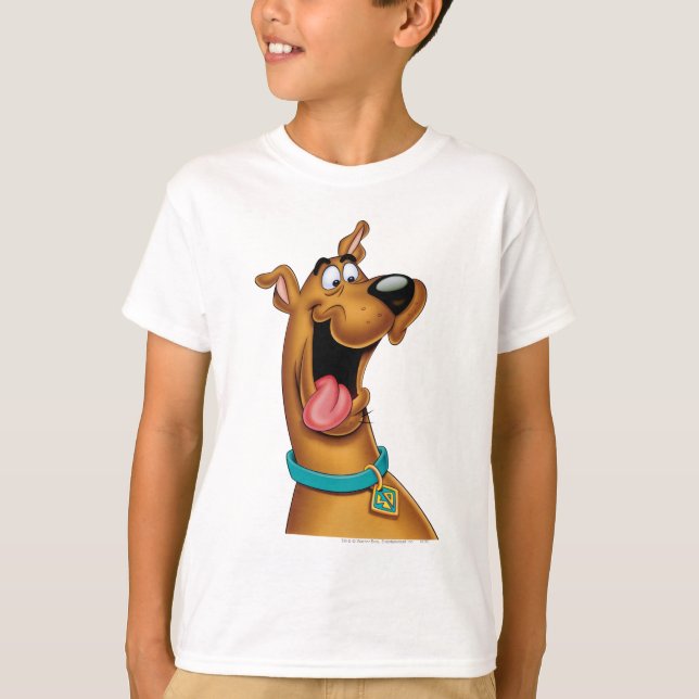 Camiseta Scooby-Doo excitó la cara (Anverso)