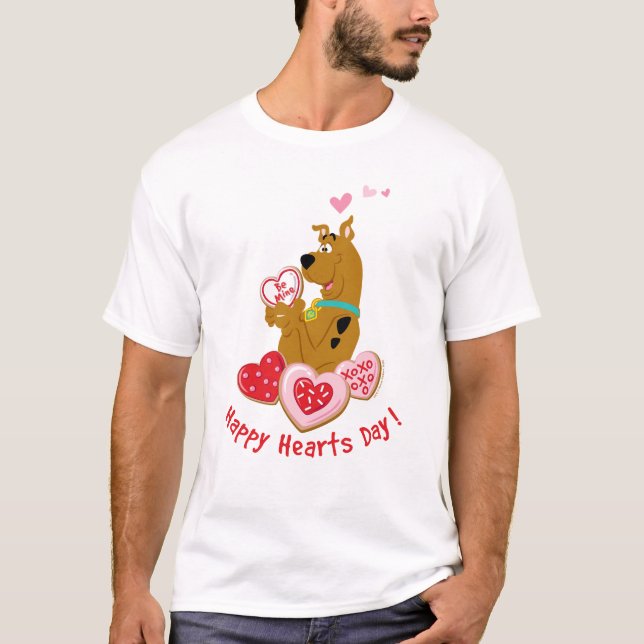 Camiseta Scooby-Doo - Feliz Día del Corazón (Anverso)
