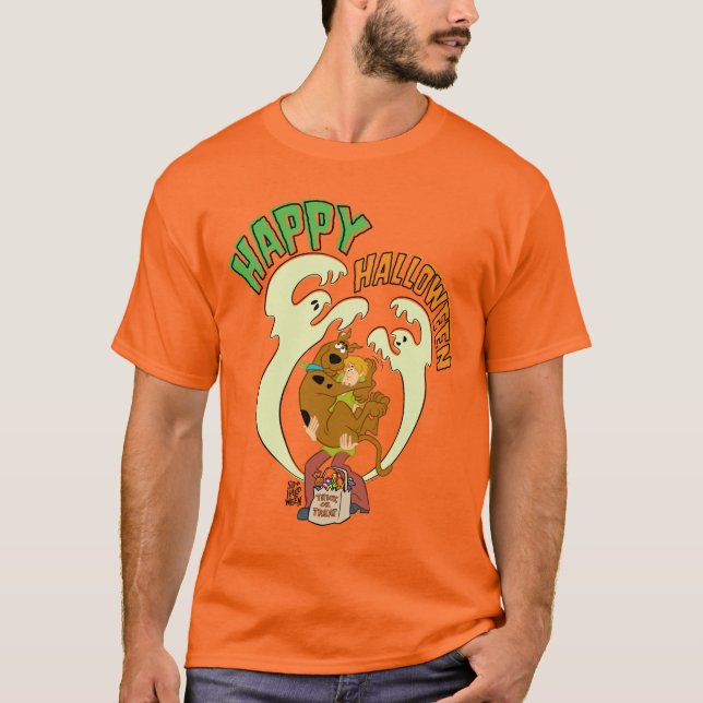 Camiseta Scooby-Doo | Feliz Halloween (Anverso)
