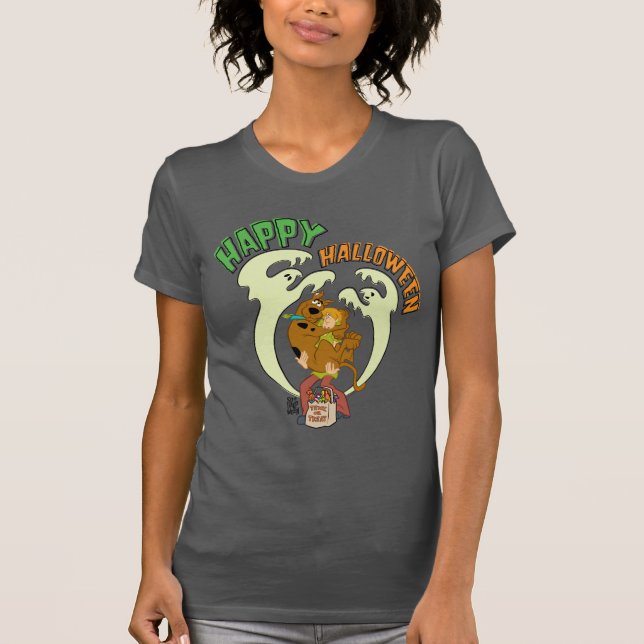 Camiseta Scooby-Doo | Feliz Halloween (Anverso)