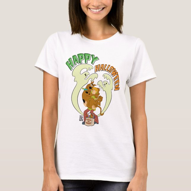 Camiseta Scooby-Doo | Feliz Halloween (Anverso)