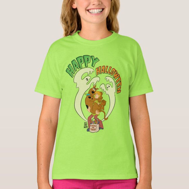 Camiseta Scooby-Doo | Feliz Halloween (Anverso)