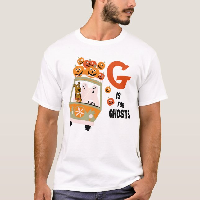 Camiseta Scooby-Doo | G es para Ghosts (Anverso)