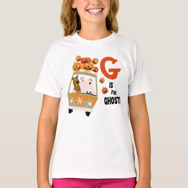 Camiseta Scooby-Doo | G es para Ghosts (Anverso)
