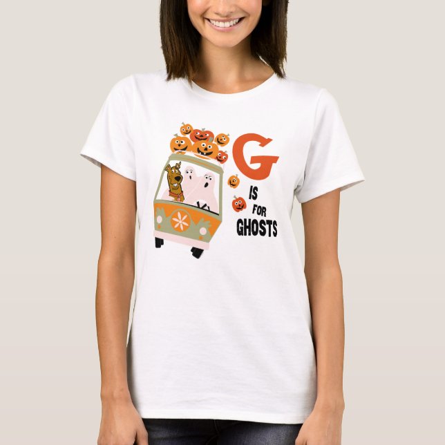 Camiseta Scooby-Doo | G es para Ghosts (Anverso)