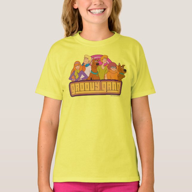 Camiseta Scooby-Doo | Gráfico retro Personalizado "Groovy G (Anverso)