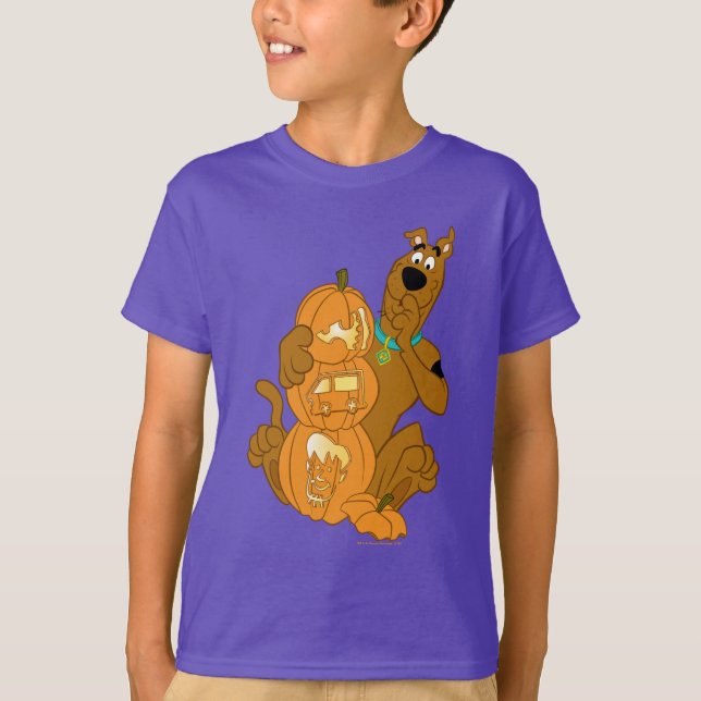 Camiseta Scooby-Doo | Halloween Jack-O-Lantern (Anverso)