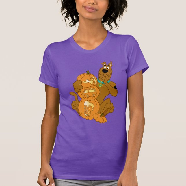 Camiseta Scooby-Doo | Jack-O-Lantern de Halloween (Anverso)