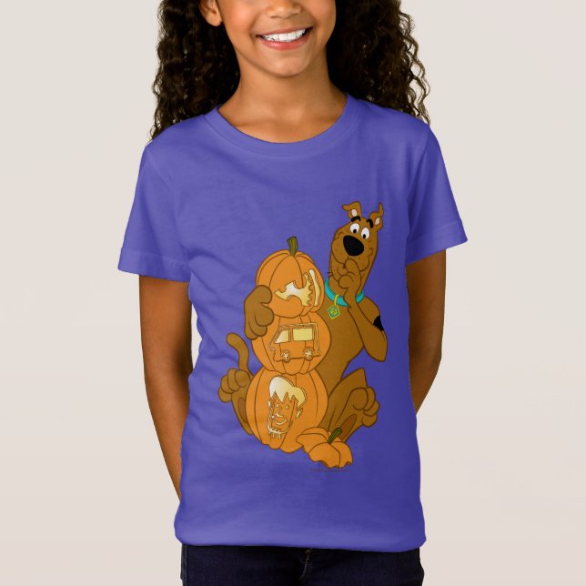 Camiseta Scooby-Doo | Jack-O-Lantern de Halloween (Anverso)