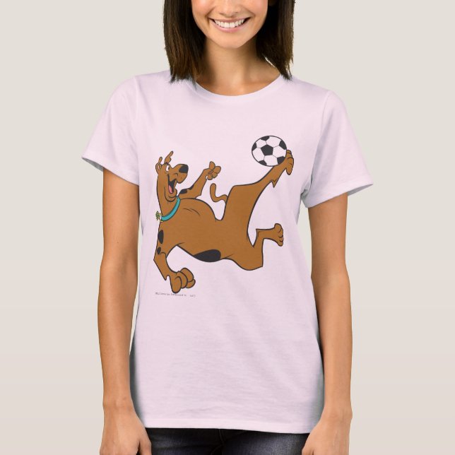 Camiseta Scooby-Doo Jugando Fútbol (Anverso)