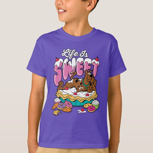 Camiseta Scooby-Doo "La vida es dulce" (Anverso)