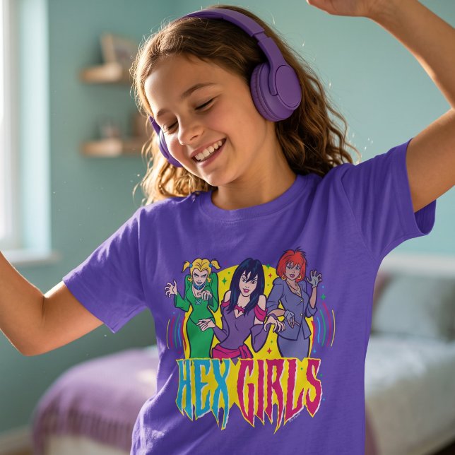 Camiseta Scooby-Doo | Las Chicas Brujas (Simulated girl wearing shirt)