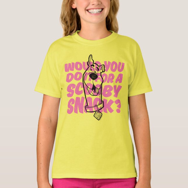 Camiseta Scooby-Doo |¿Lo Haría Por Un Aperitivo? (Anverso)