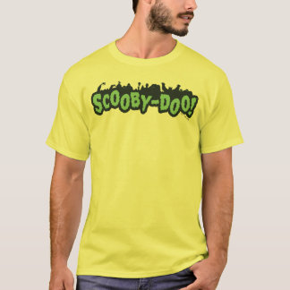 Camiseta ¡Scooby-Doo! Logotipo de silueta de monstruos
