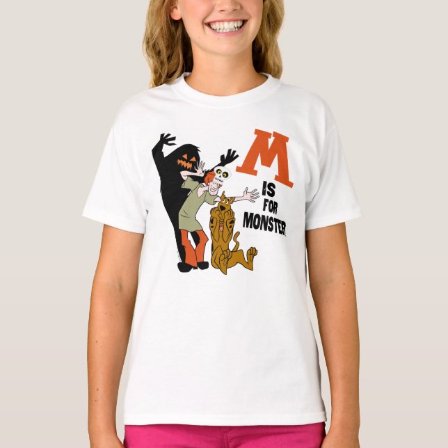 Camiseta Scooby-Doo | M es para Monster (Anverso)