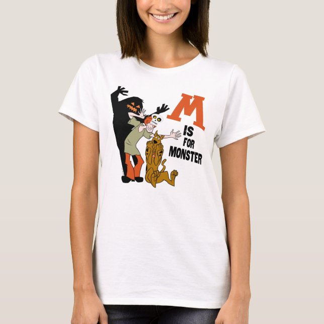 Camiseta Scooby-Doo | M es para Monster (Anverso)