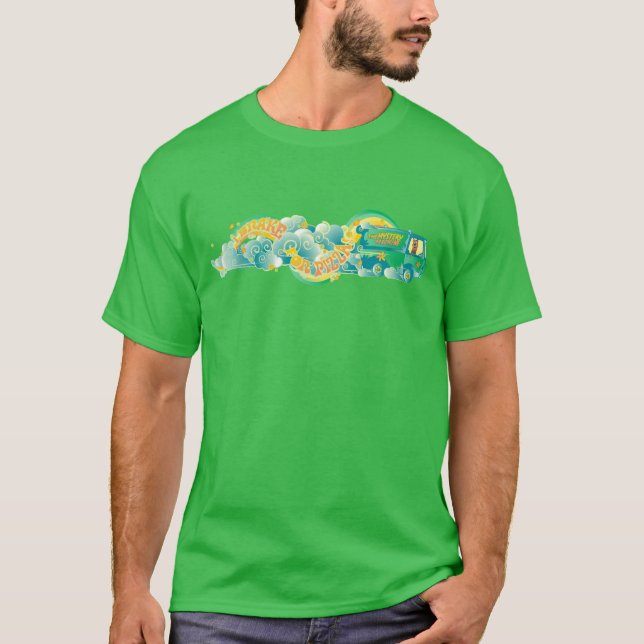 Camiseta Scooby-Doo | Máquina De Misterio "Freno Por Pizza" (Anverso)