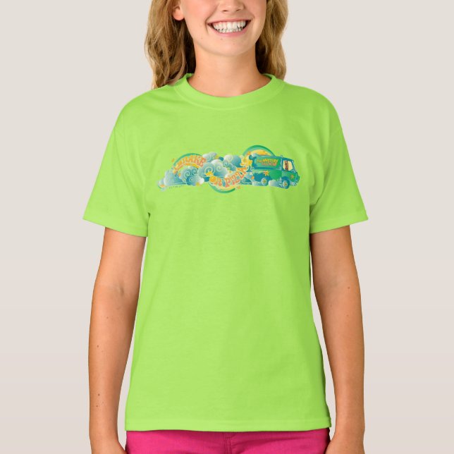 Camiseta Scooby-Doo | Máquina De Misterio "Freno Por Pizza" (Anverso)