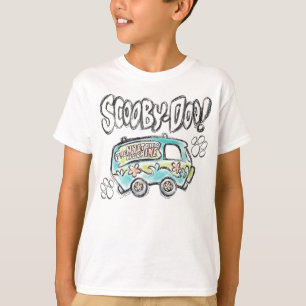 Camiseta Scooby-Doo   Mystery Machine Sketch