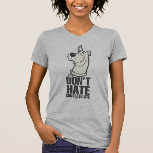 Camiseta Scooby-Doo "no odia, no felicita" el gráfico