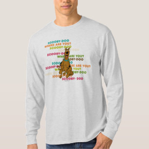 Camiseta ¿Scooby-Doo que corre "donde es usted? "