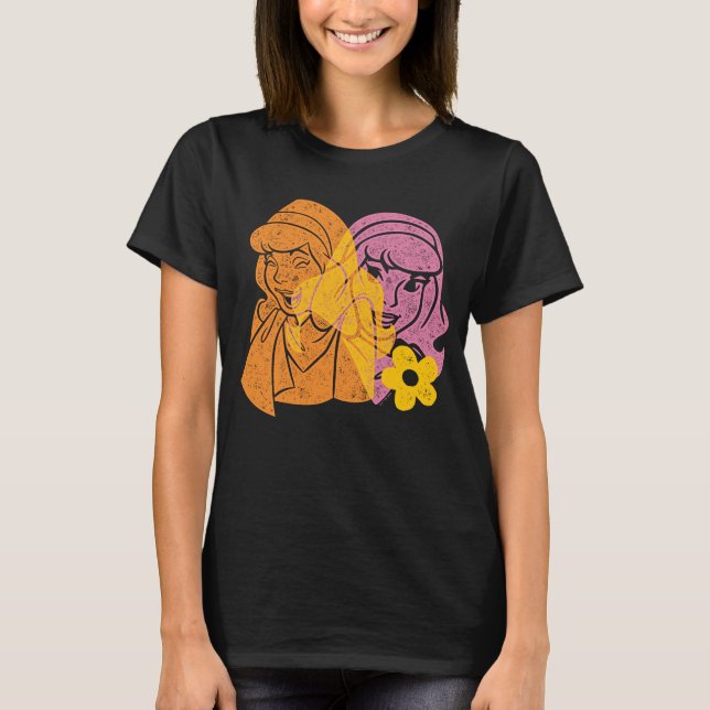 Camiseta Scooby-Doo | Retrato de flores de Daphne (Anverso)