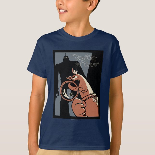 Camiseta Scooby-Doo "Romethin está ahí fuera" (Anverso)