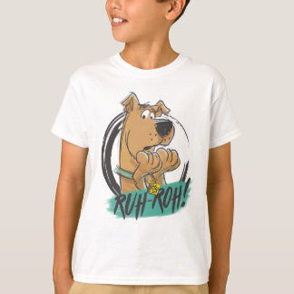 Camiseta Scooby-Doo "¡Ruh Roh!" Esbozo de marcadores